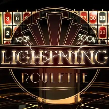 Lightning Roulette logo by Evolution at Instant Casino