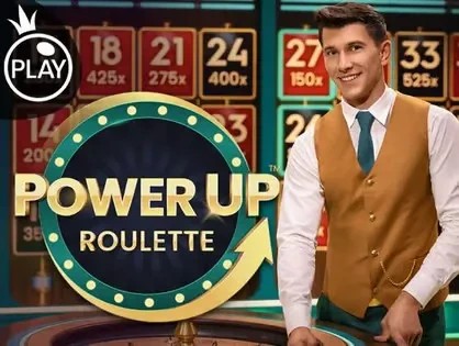 Power UP Roulette logo by Pragmatic Play Instant Casino